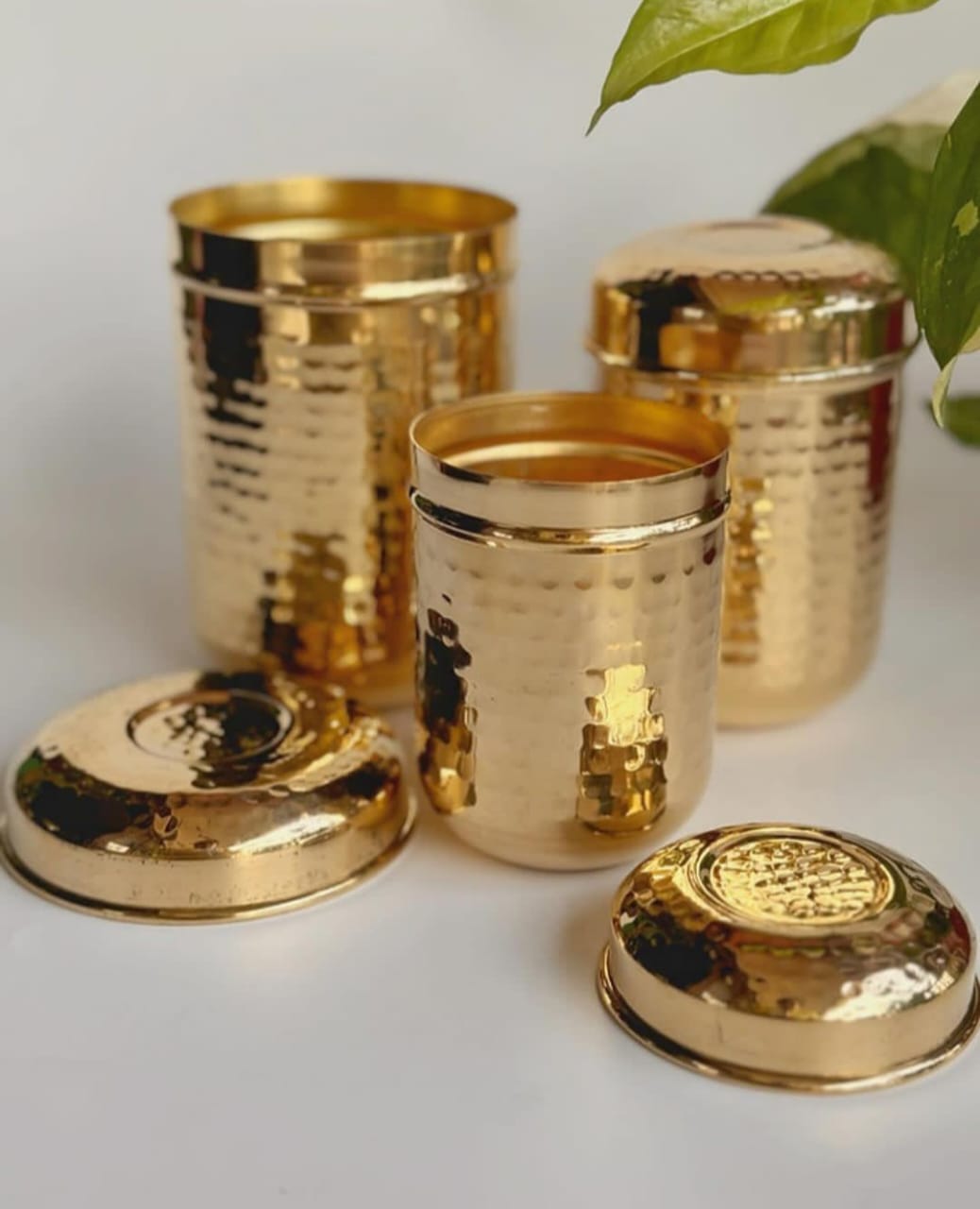 Brass Storage Container Set